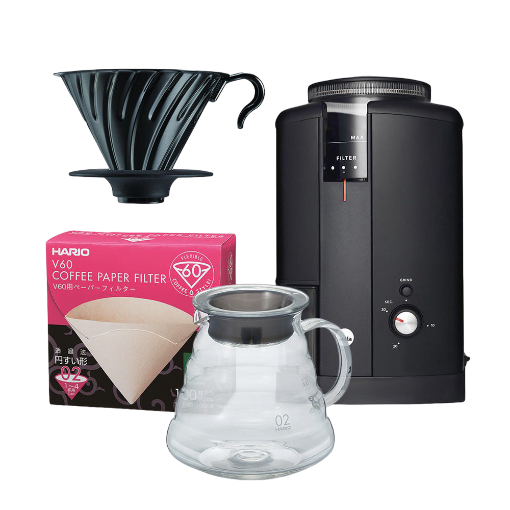 Wilfa x Hario V60 Starter Kit (Black)