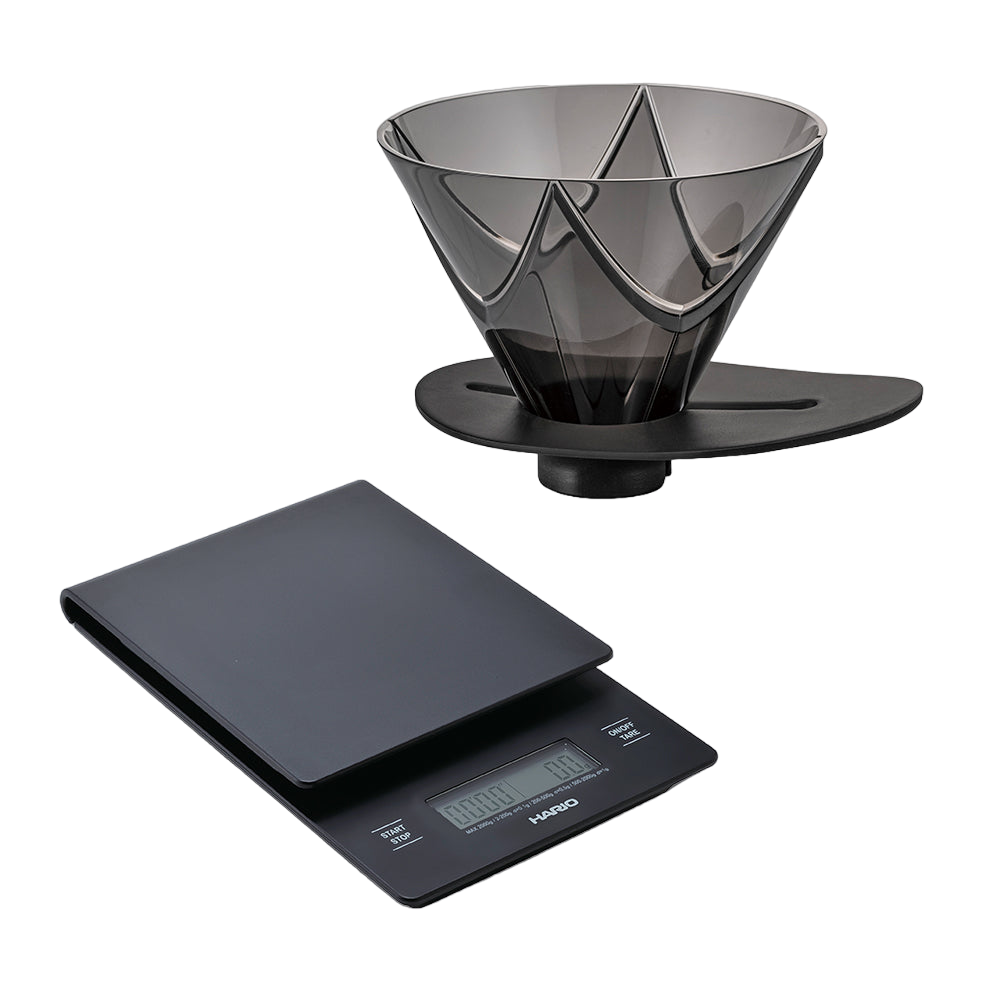 Hario V60 One Pour Dripper MUGEN Bundle