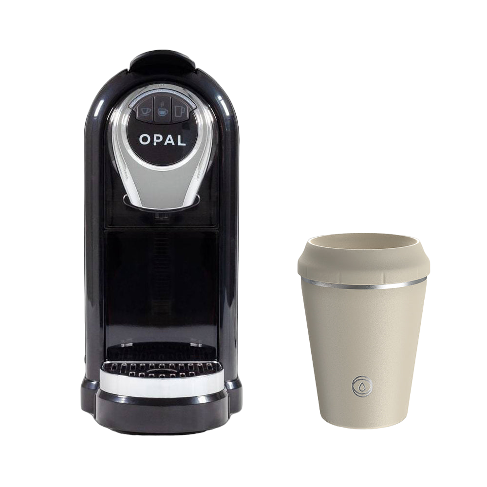 OPAL One and TOPL Flow360° Reusable Cup - Oatmeal (8oz) Bundle