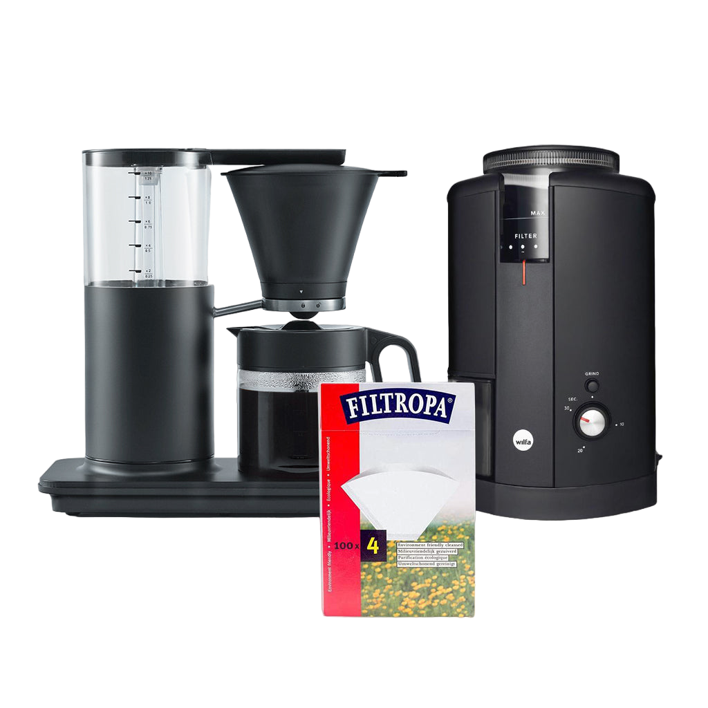 Wilfa Classic Tall Coffee Maker Bundle (Black)